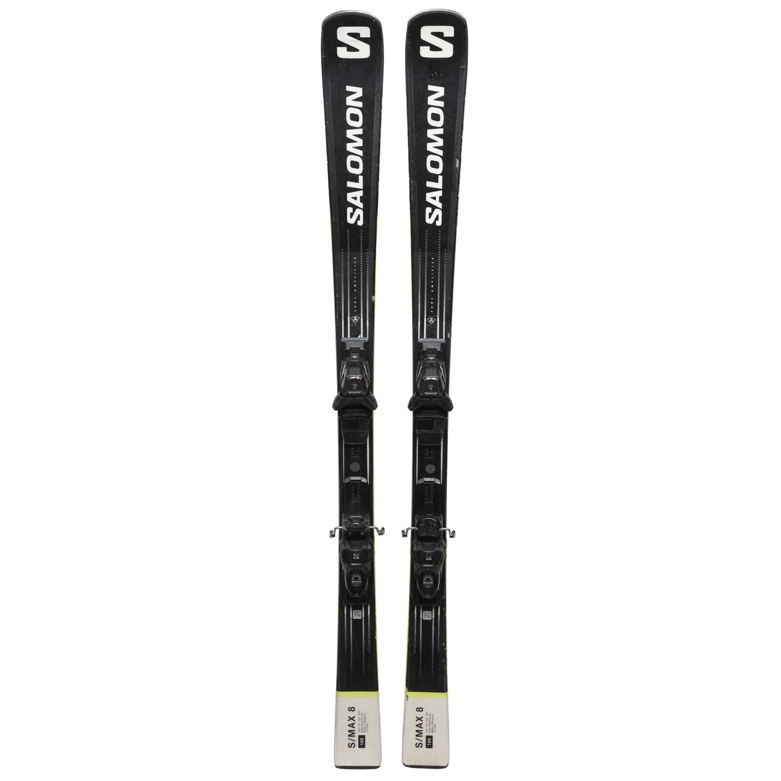 RECONDITIONNE - Ski Salomon S Max 8 + Fixations 2/4
