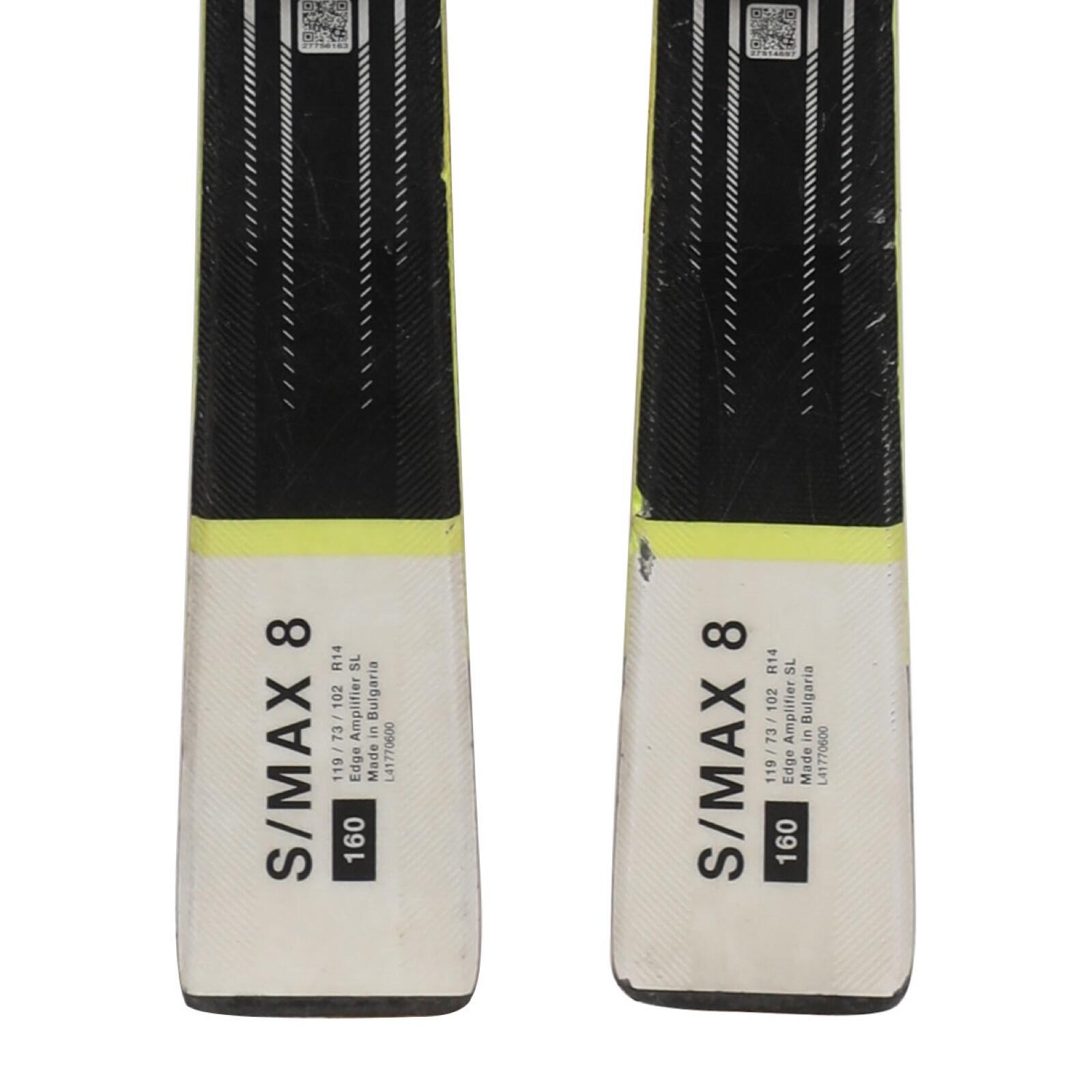 RECONDITIONNE - Ski Salomon S Max 8 + Fixations 4/4