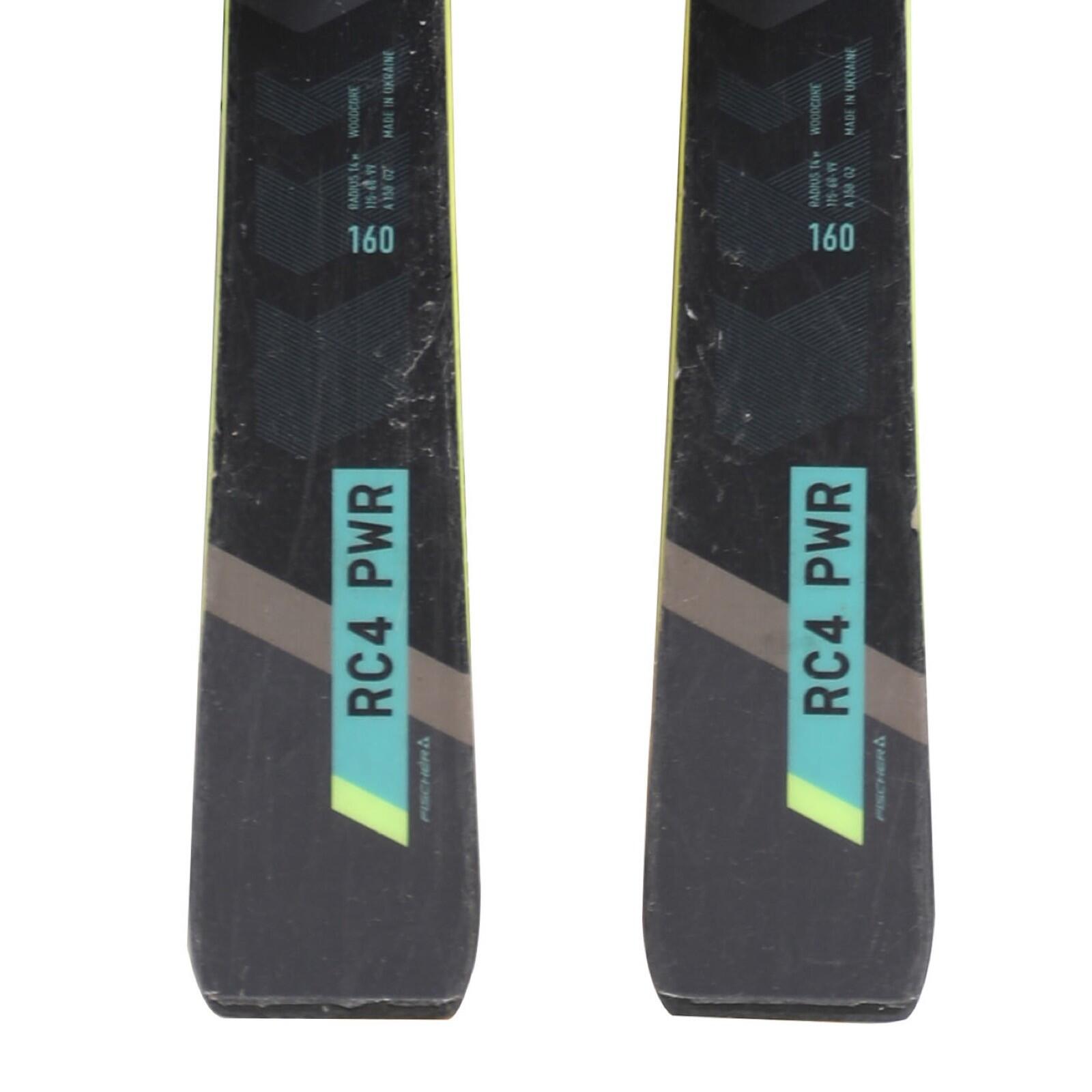 RECONDITIONNE - Ski Fischer Rc4 Pwr + Fixations 4/4