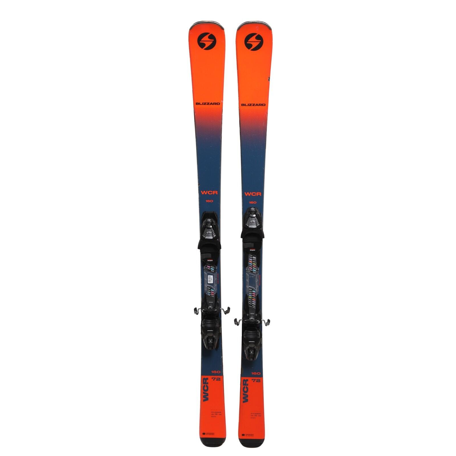 RECONDITIONNE - Ski Blizzard Wcr 72 + Fixations 2/4