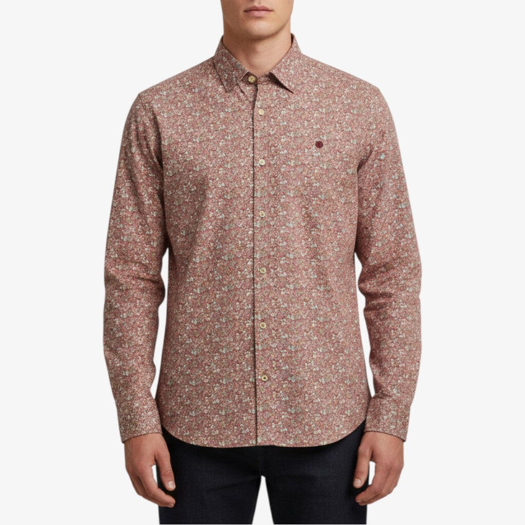 Camicia Charles a maniche lunghe con stampa floreale 2/6