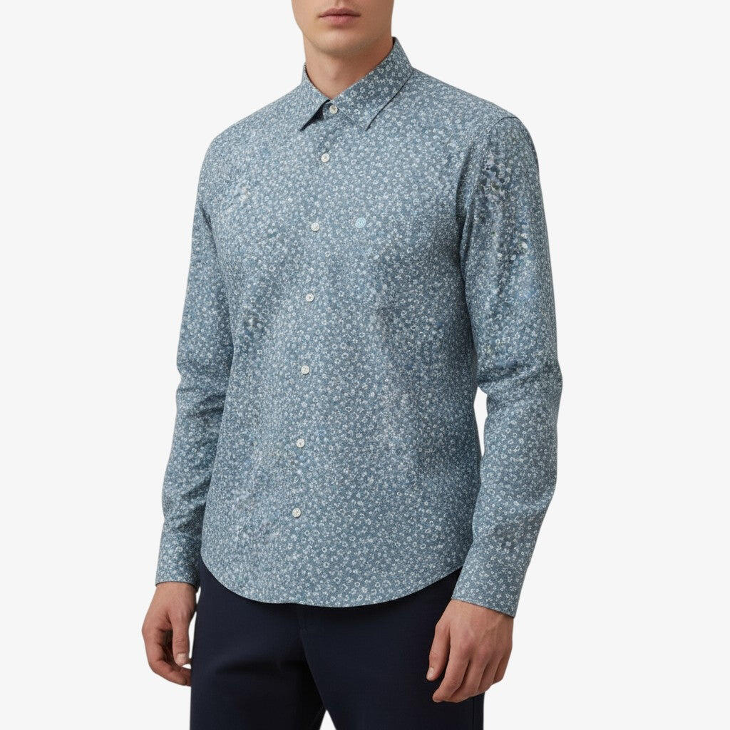 Camisa de manga larga con estampado floral Charles 2/5