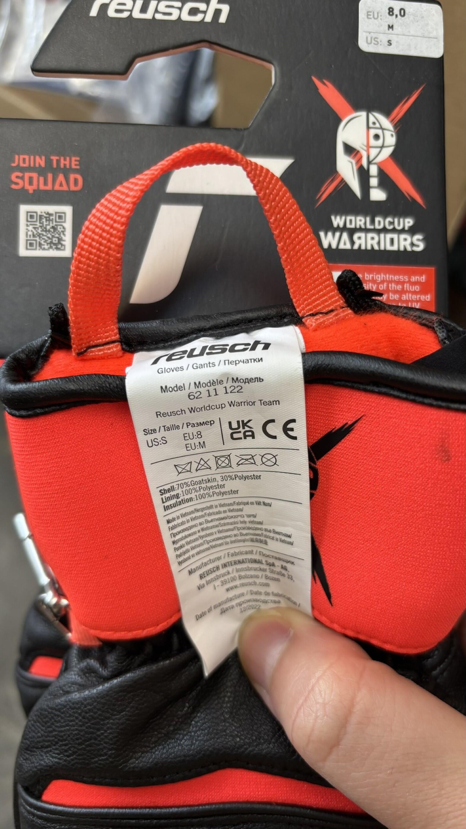 Guanti da sci Reusch Worldcup Warrior Team 4/6