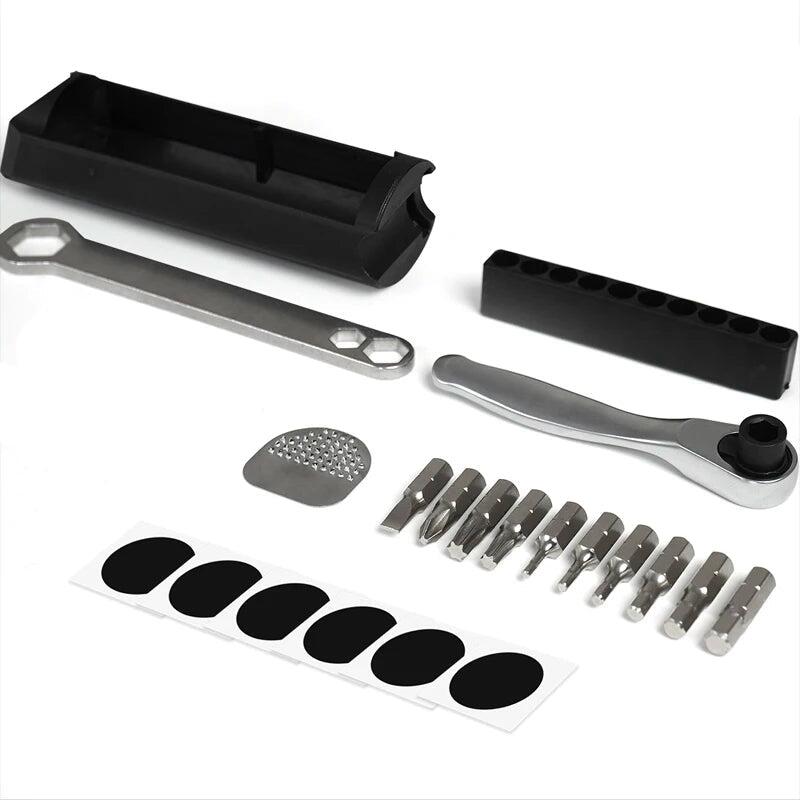 NNEOBA Magnetic Frame Tool Box Inner Storage Bag with Wrench Black