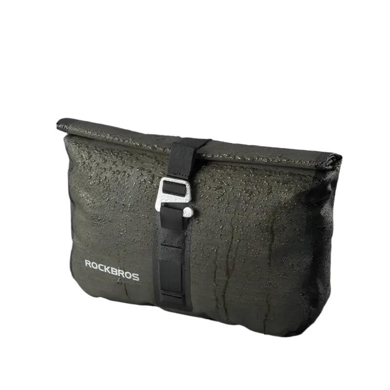 5-6L Waterproof Handlebar Bike Bag Front Frame Trun Grey