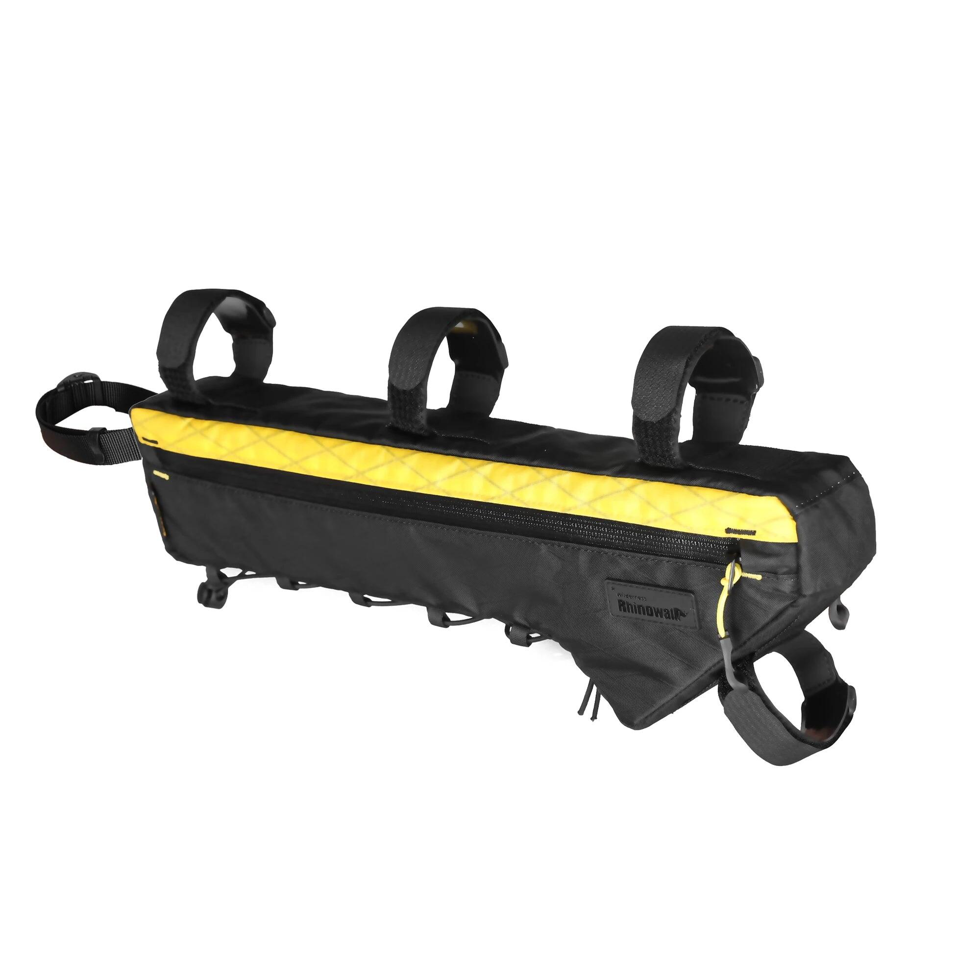 2.4L Water-Resistant Triangle Frame Bag Crossbeam Pouch Yellow