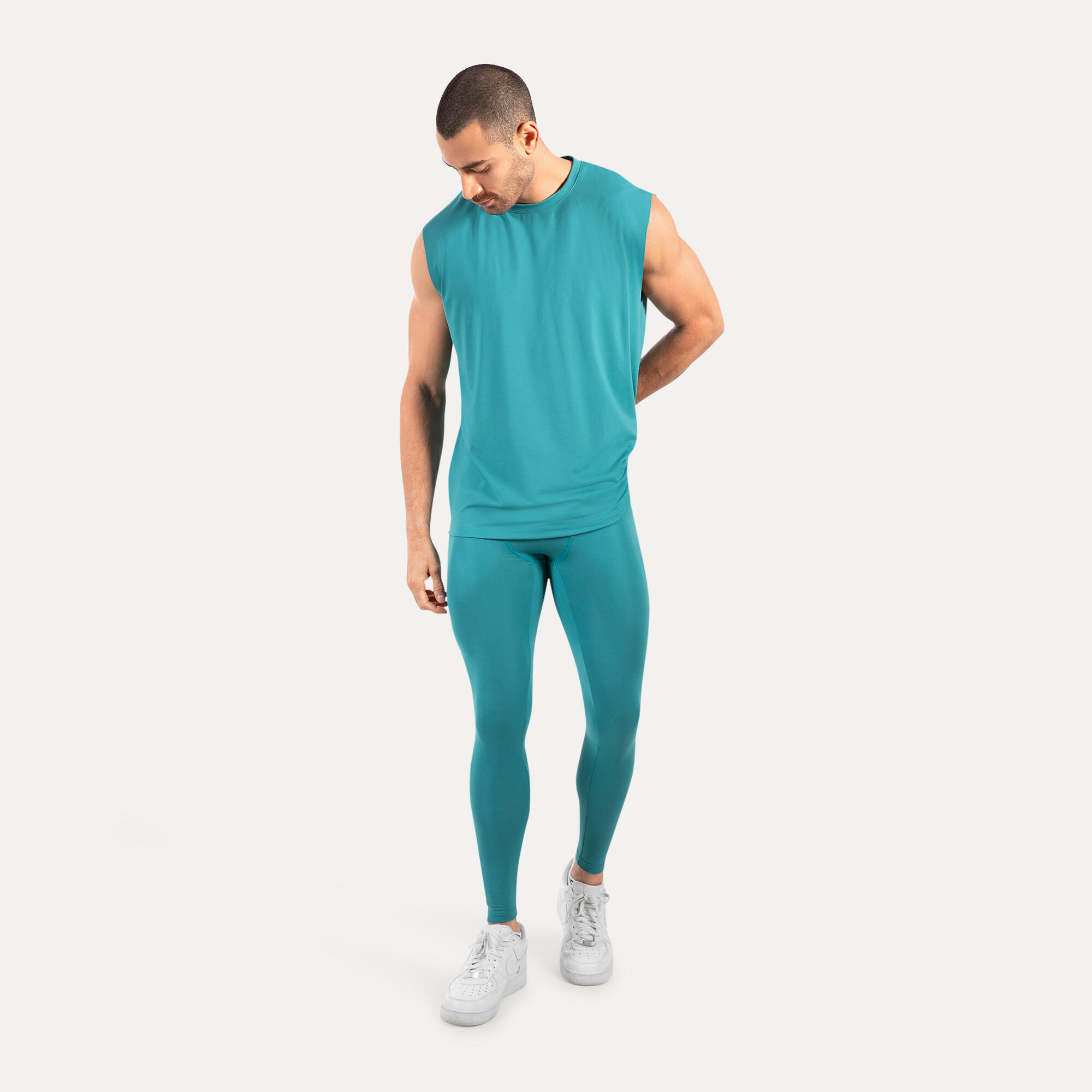 Herren Leggings Xion Petrol 3/5