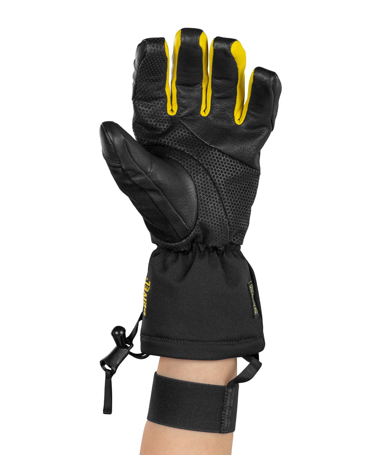 Gant Grivel GUIDA S alpinisme skitouring nylon cuir chèvre laine 2/3