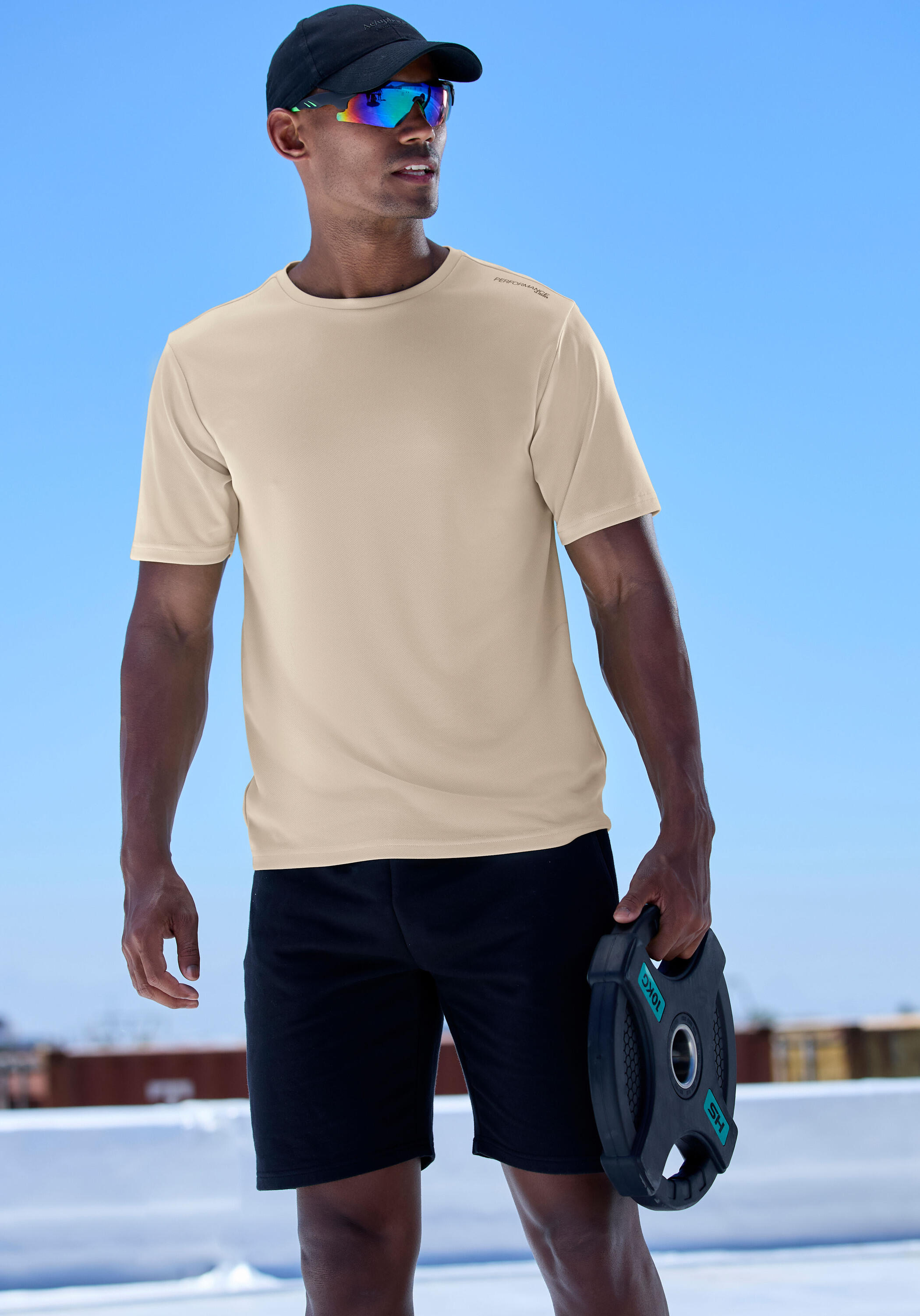 Herren Funktionsshorts 3/7