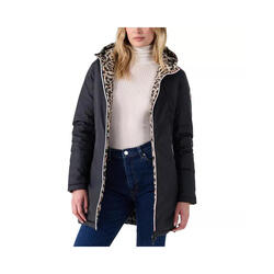 Doudoune Longue Reversible à Capuche Jott VERONE PRINT