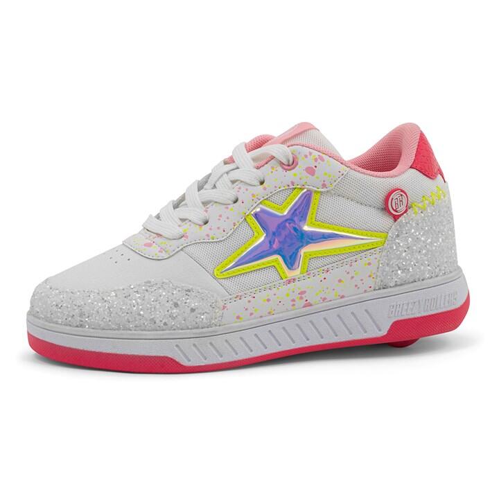 Zapatos con Ruedas BREEZY ROLLERS 2231413 rosa blanco 4/7