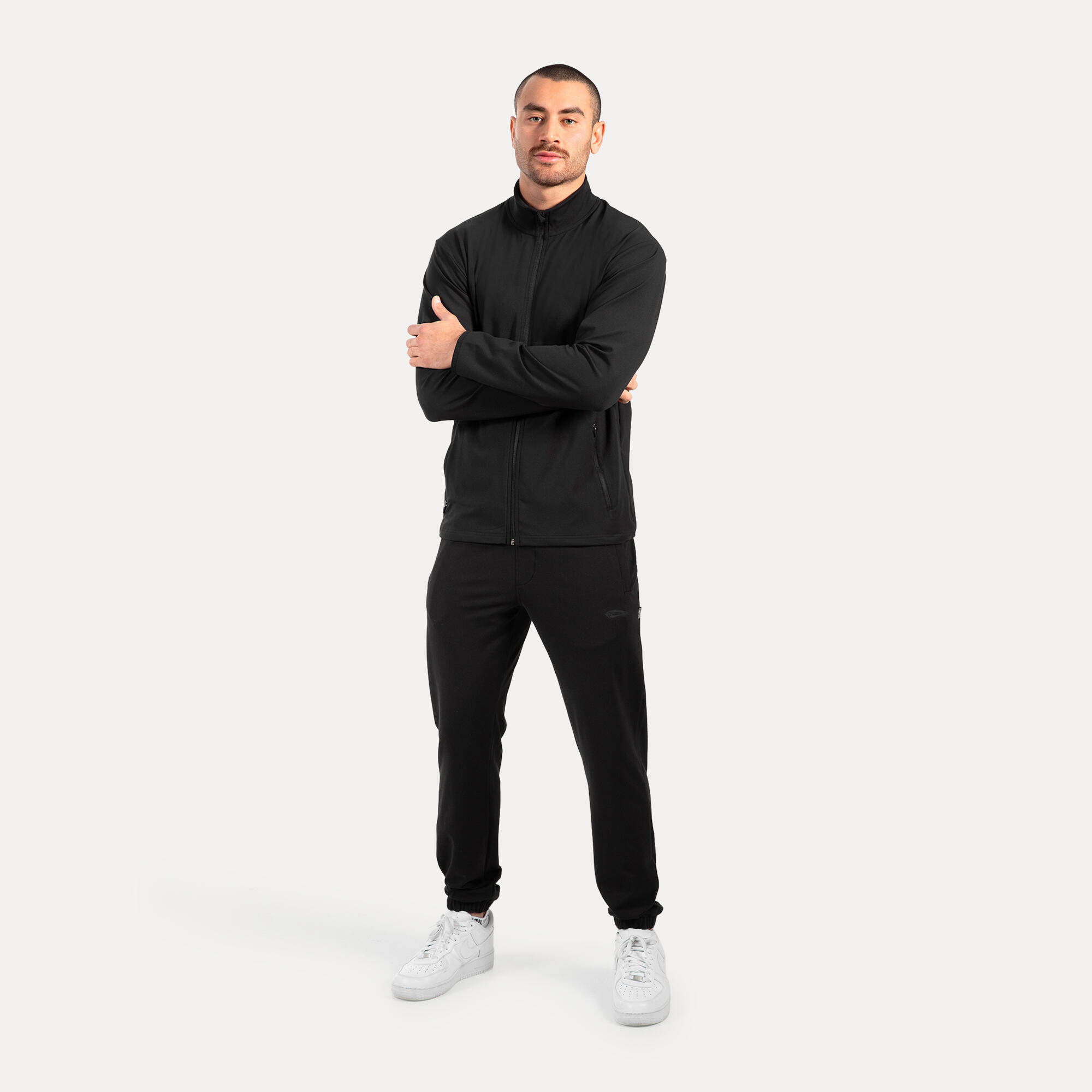 Herren Trainingsjacke Delian Schwarz 3/5