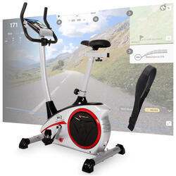 Vélo d'appartement - 150 kg - Ceinture cardiaque incluse - AL 2S Digital