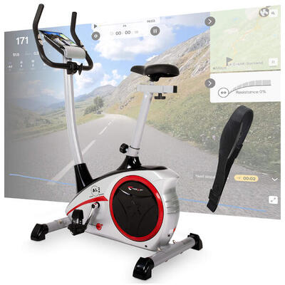 Hometrainer - 150 kg - incl. hartslagband - al 2s digital