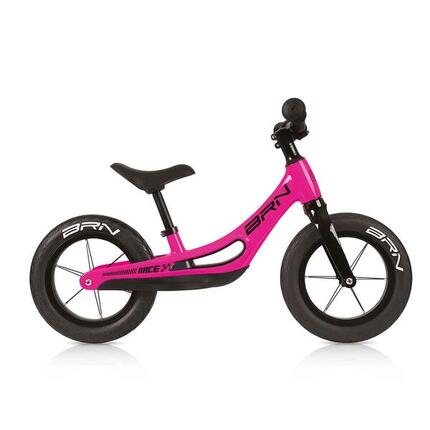 BRN Flash Magnesium Balance Fahrrad 12-Zoll hell fuchsia