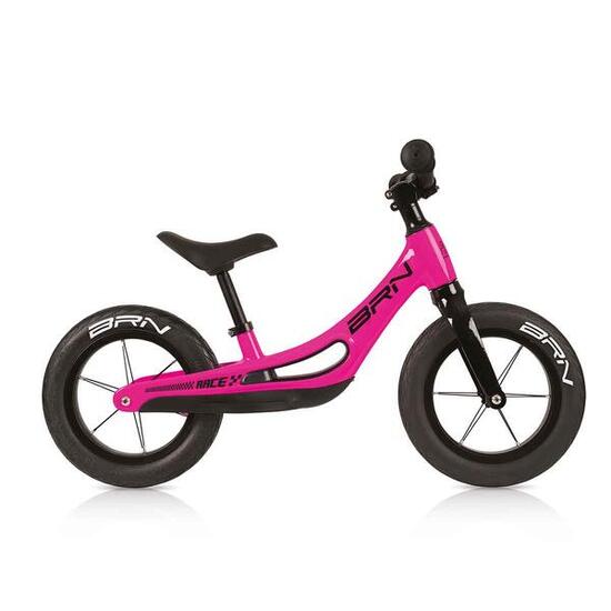 BRN Flash Magnesium Balance Fahrrad 12-Zoll hell fuchsia