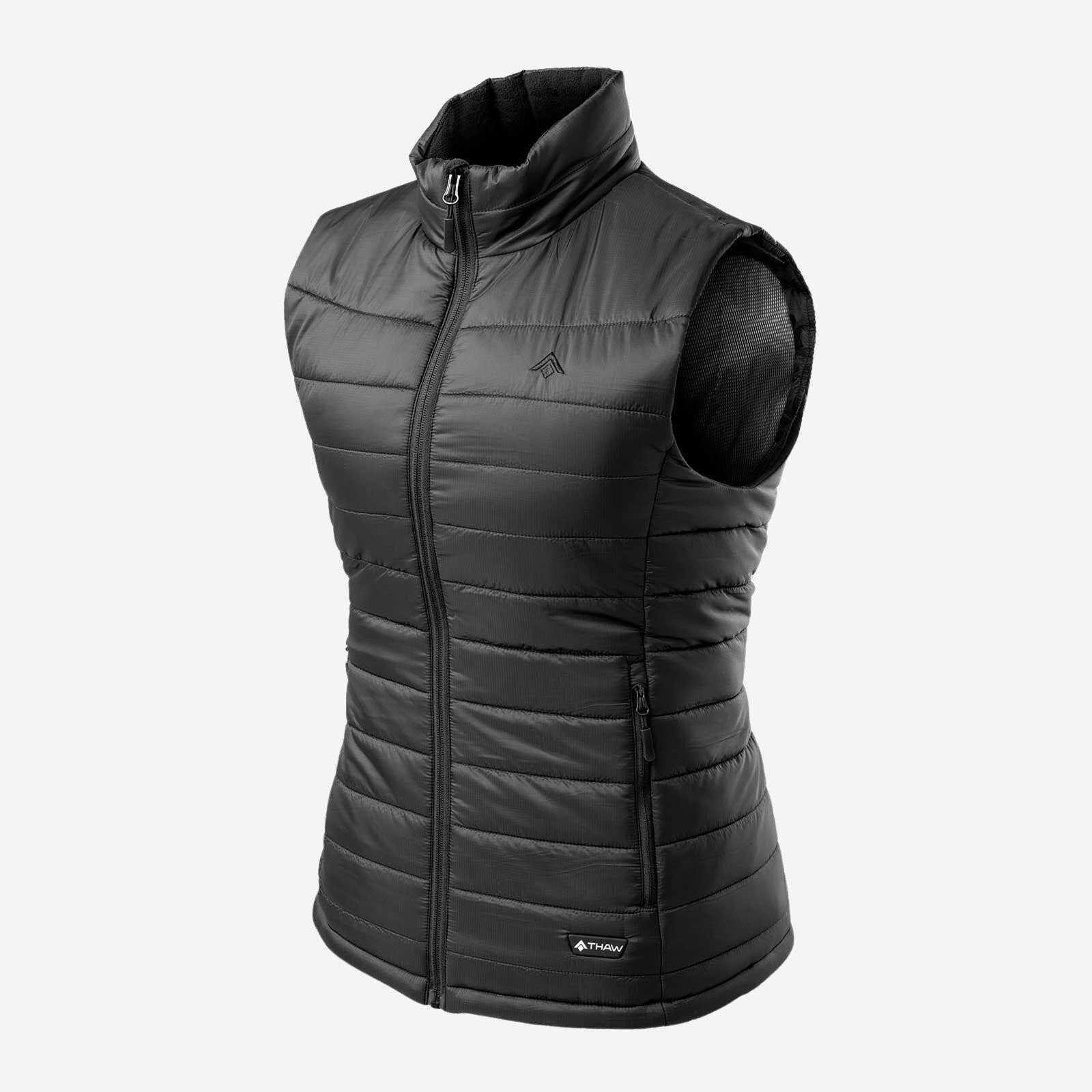 Thaw - Gilet Chauffant Femme Thaw™ – Usb-c, 4 Zones De Chaleur, 9h D’autonomie - T.s - Veste Chauffante - Noir - S - Decathlon