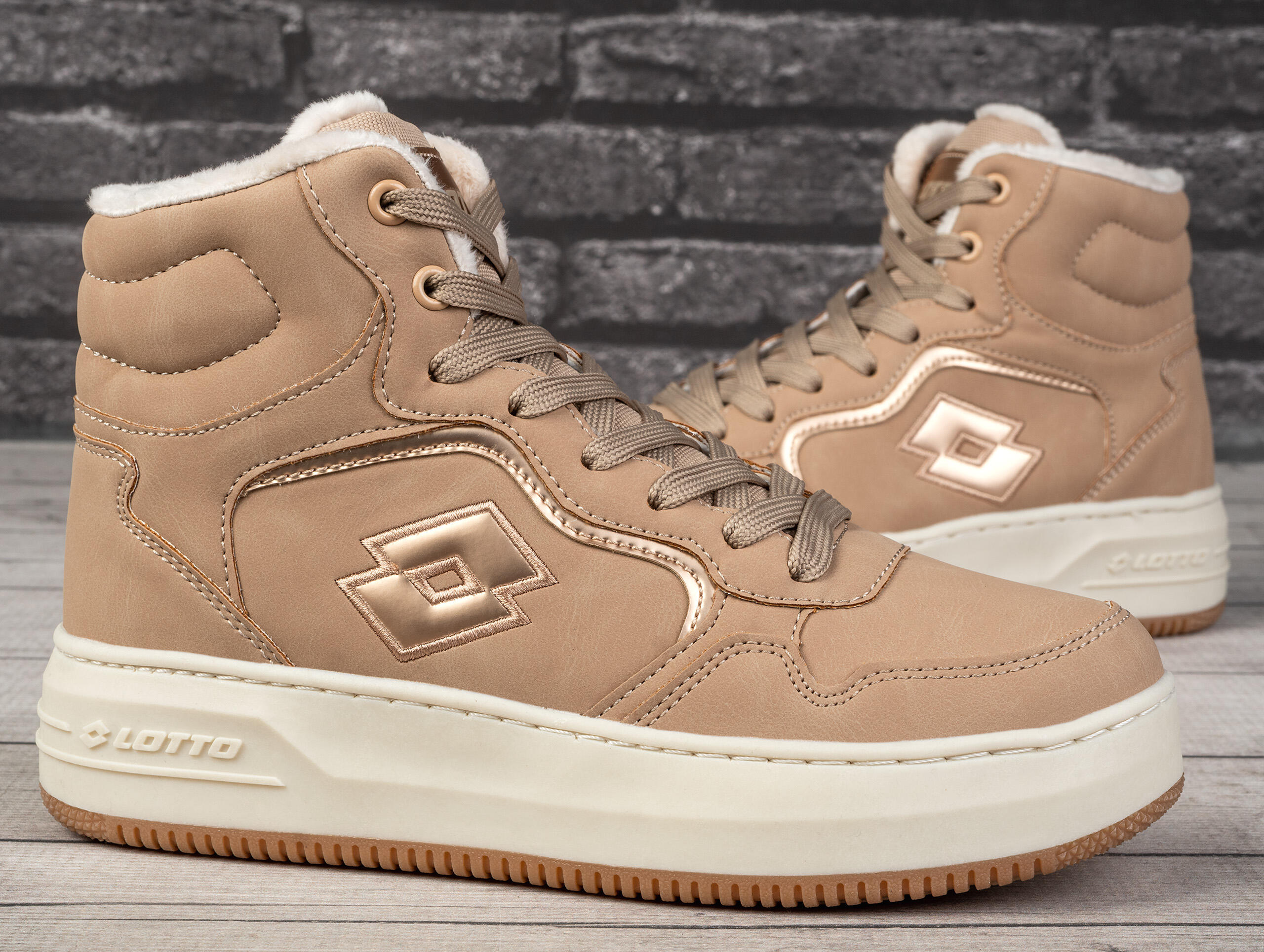 Buty damskie zimowe ocieplane Lotto MOGILA PF FUR