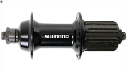 Shimano Nabe TIAGRA FH-RS400 Hinterrad 36-Loch 10/11F schwarz SS