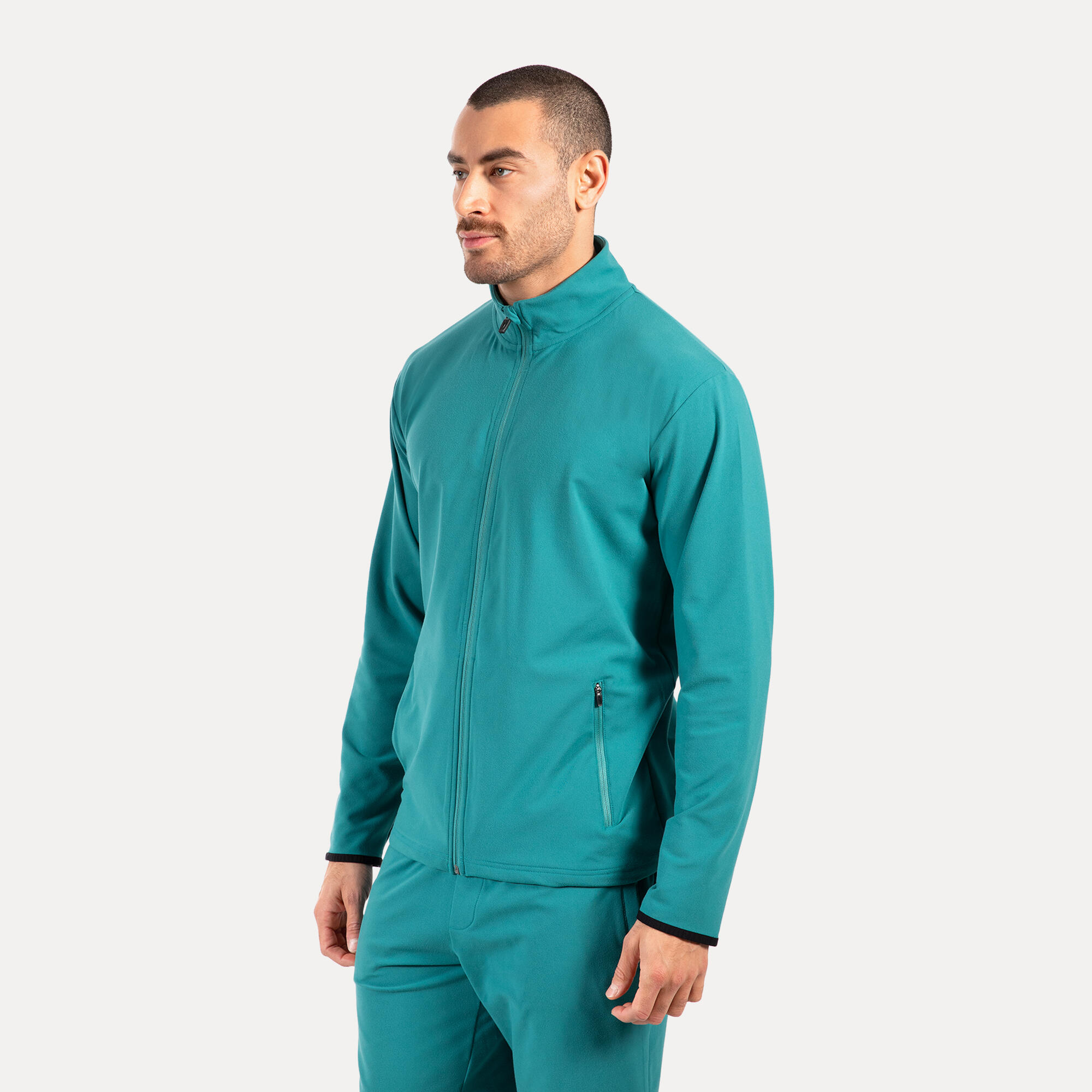 Herren Trainingsjacke Delian Petrol 2/5
