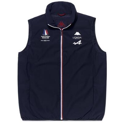 Giubbotto da uomo in nylon blu da casual