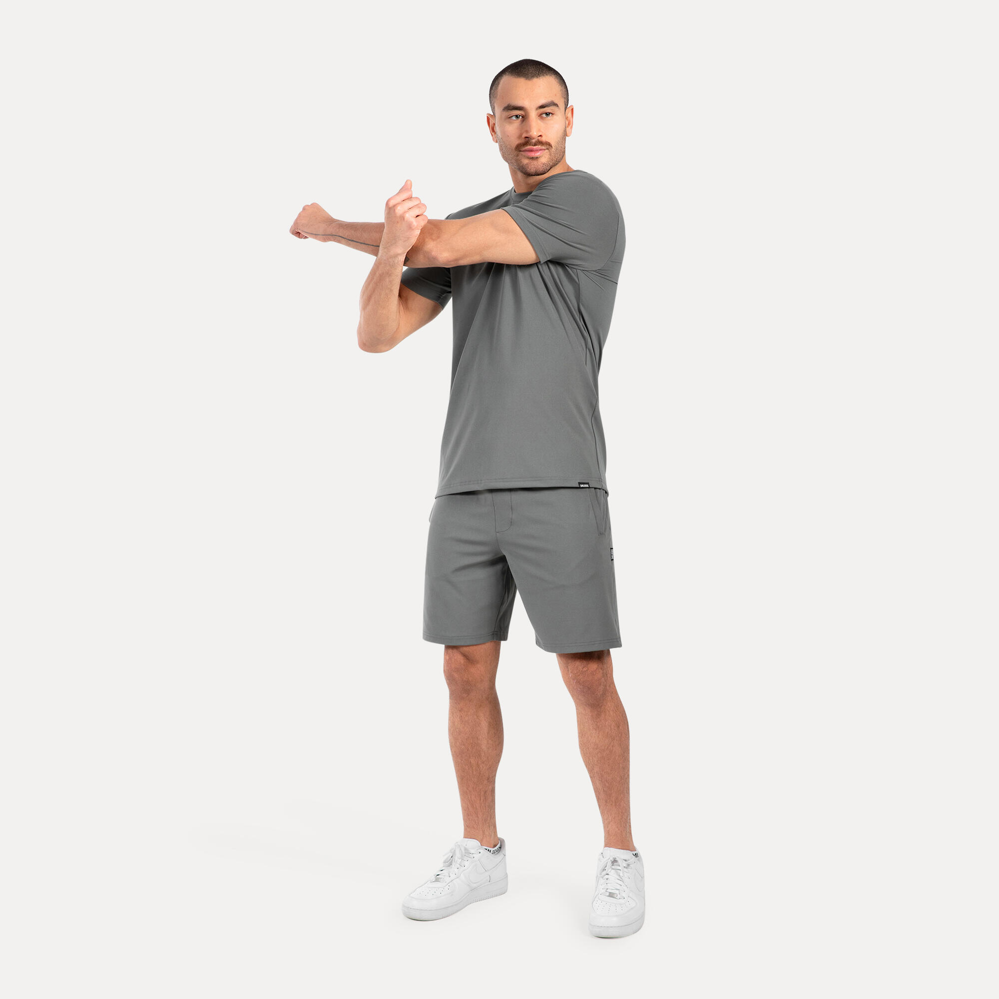 Herren T-Shirt Micah Grau 3/5