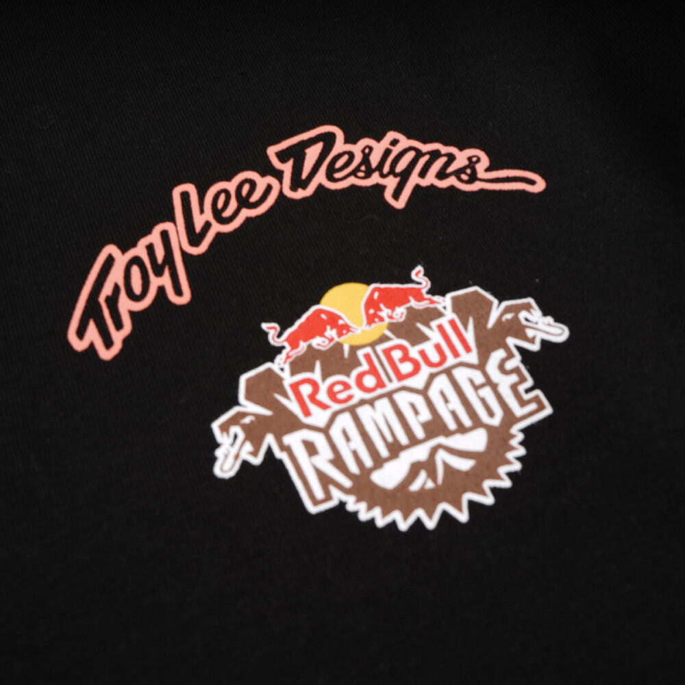 Camiseta Manga Corta Troy Lee Designs x Redbull Rampage Valley of Gods Negra 3/5