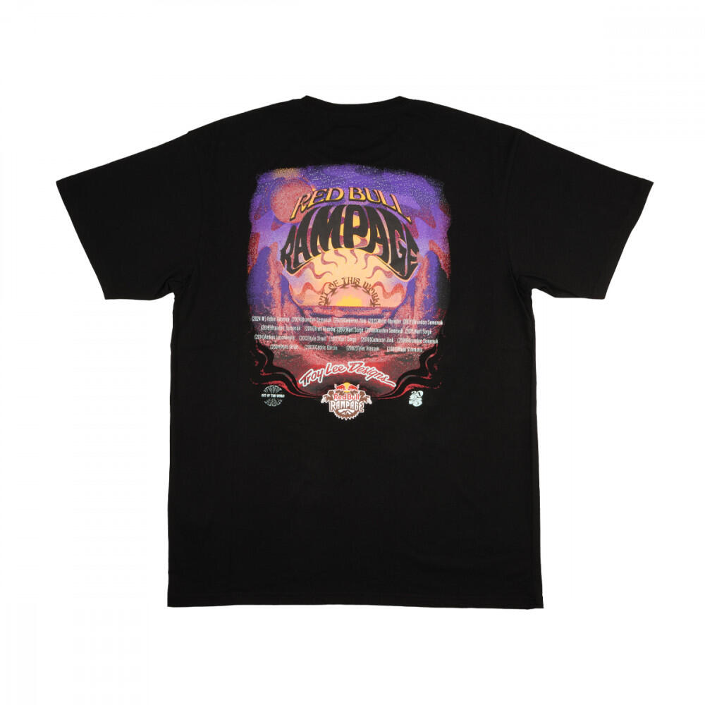 Camiseta Manga Corta Troy Lee Designs x Redbull Rampage Valley of Gods Negra 2/5