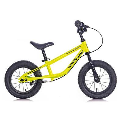 Brn speedracer stalen loopfiets 12 inch rood