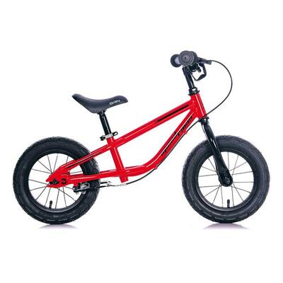 Brn speedracer stalen loopfiets 12 inch rood