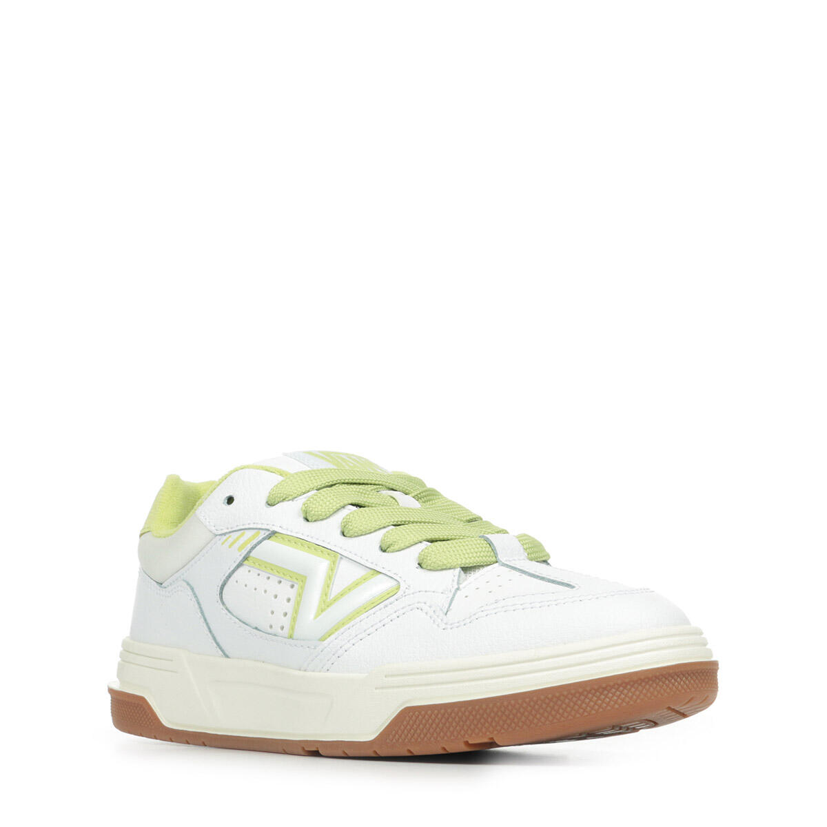 Baskets Femme Vintage Leather Lime 2/6