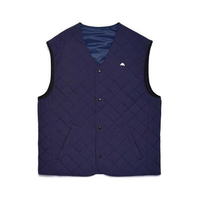 Smanicato da uomo in poliestere blu da casual