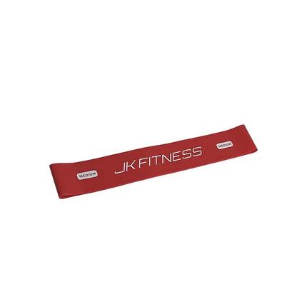Mini taśma wzmacniająca JK Fitness czerwona średnia