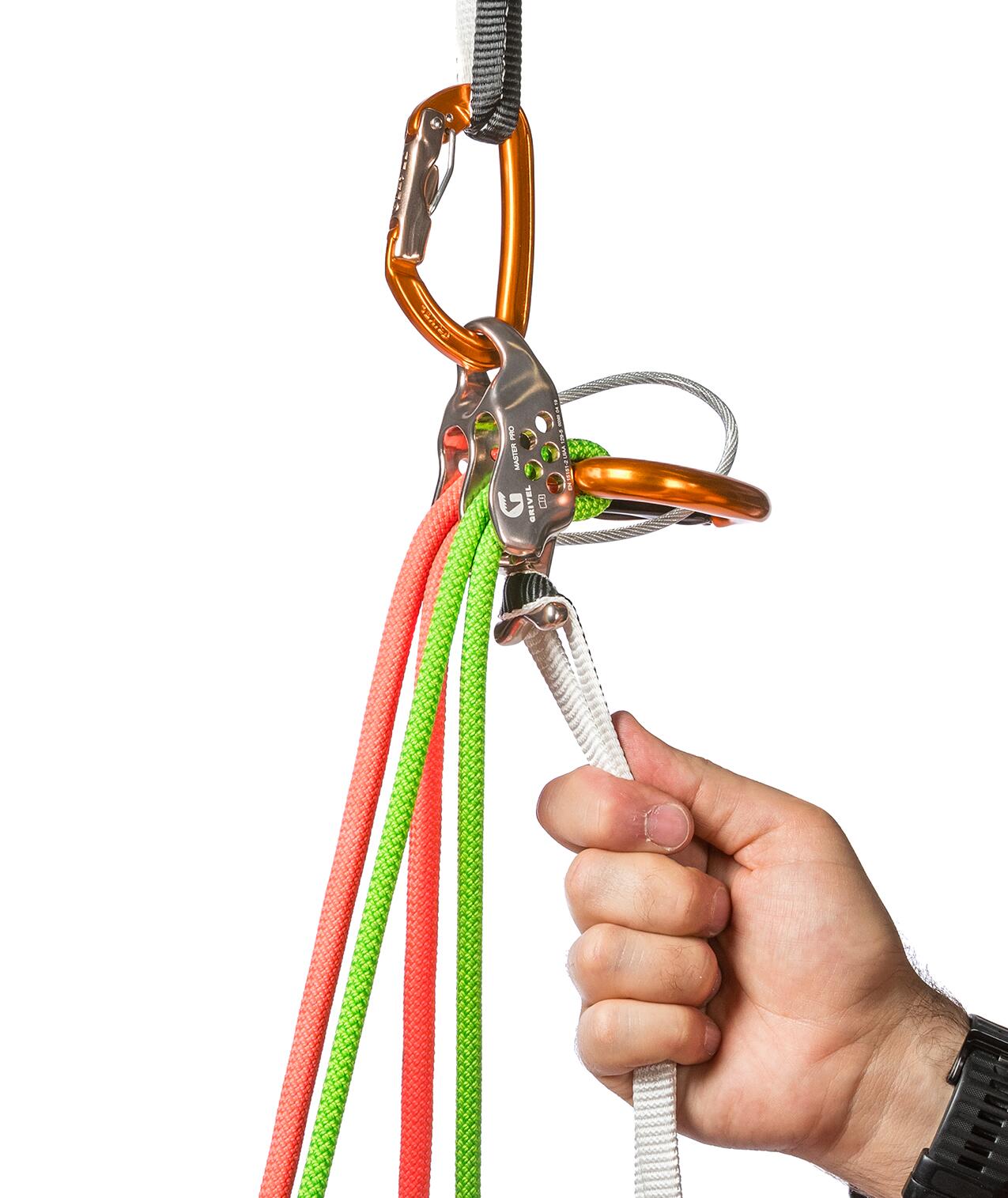 Dispositivo de Aseguramiento Grivel Master Pro kit con Mega K6N 3/3