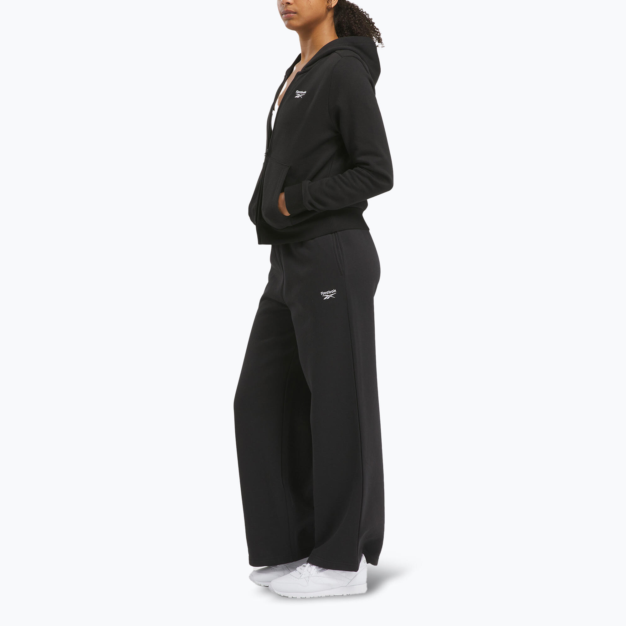 Spodnie damskie Reebok Identity Small Logo Fleece Wide Leg 2/5