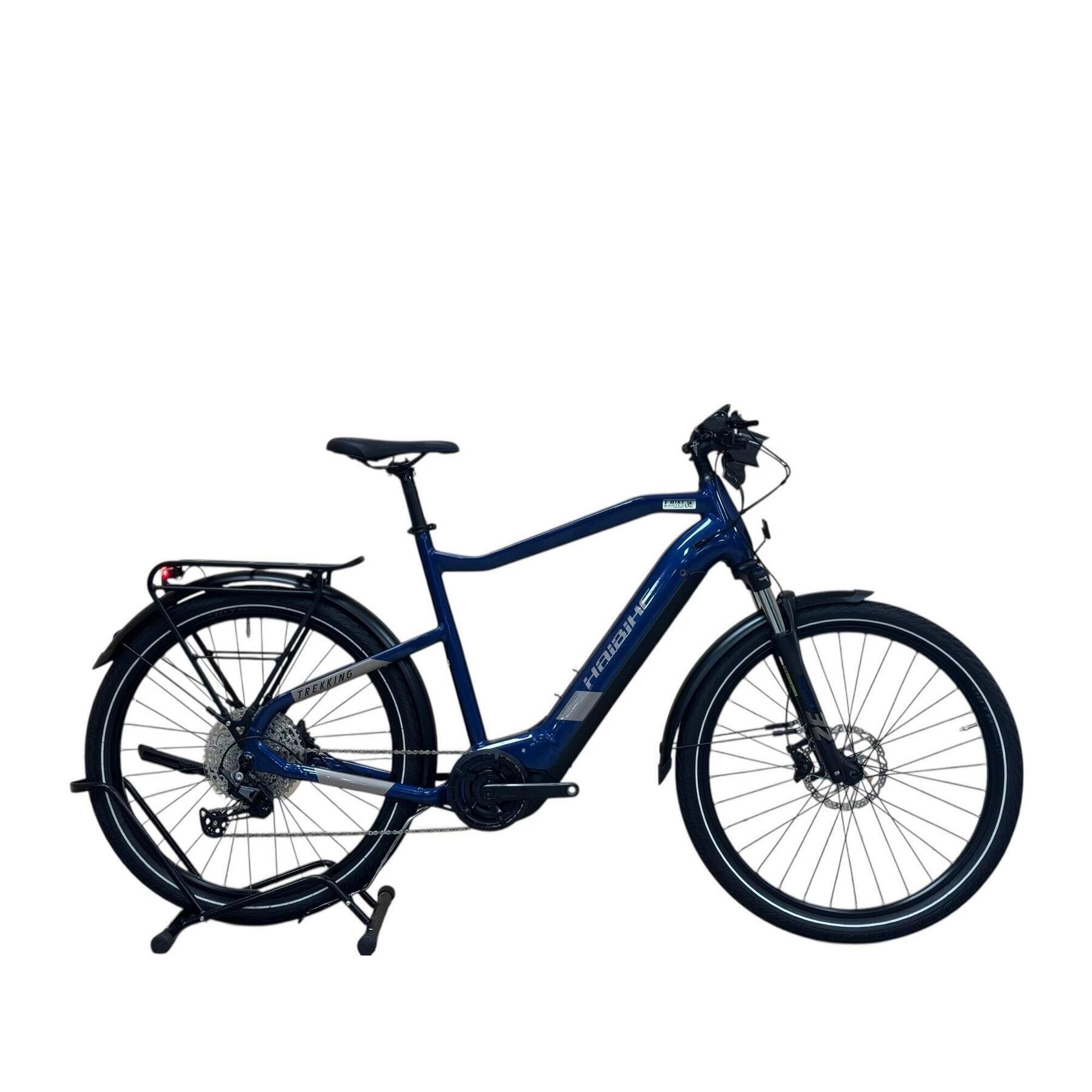 Haibike - Reconditionné - Vélo Électrique Haibike Trekking 7 Shimano - Comme Neuf - Vélo Ville - Bleu|noir - Grand - Decathlon