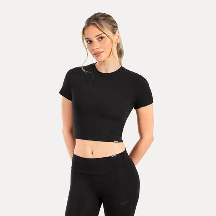 Damen Crop Shirt Kenna Orange