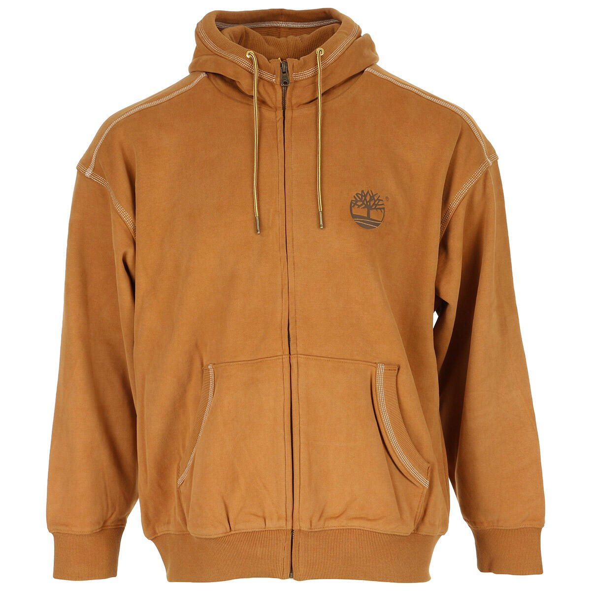 Timberland - Sweat Homme Full Zip Sweatsh 10061 - Sweat-shirt - Jaune - Decathlon