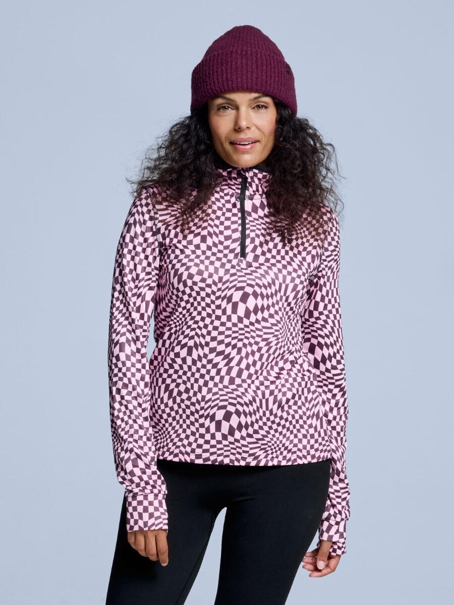 POEDERBAAS Skipullover - Damen - Cabin Life - Bordeaux
