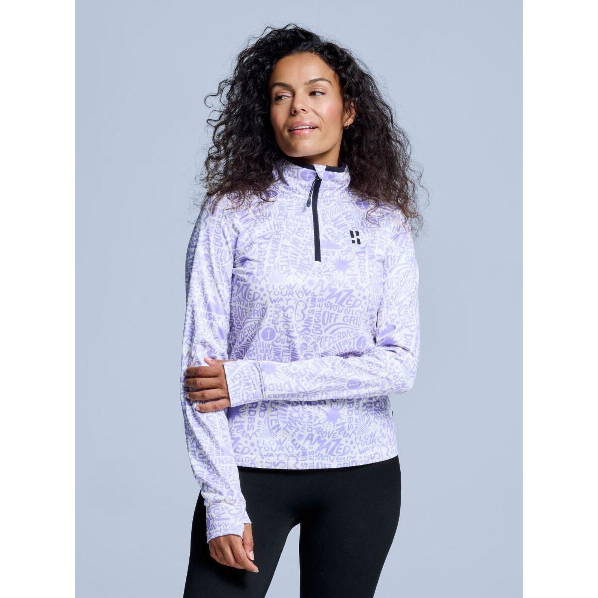 Poederbaas - Pull De Ski - Femme - Cabin Life - Lilas - Sous Veste - Violet - Decathlon