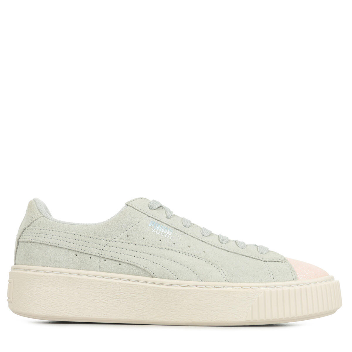 Puma - Baskets Femme Suede Platform Glam Jr - Baskets - Beige - Decathlon