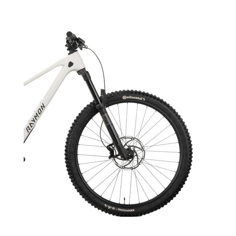 Bicicleta Full Suspension Raymon Rokua 150 2025 - 29 Inch, M, Alb - Deore