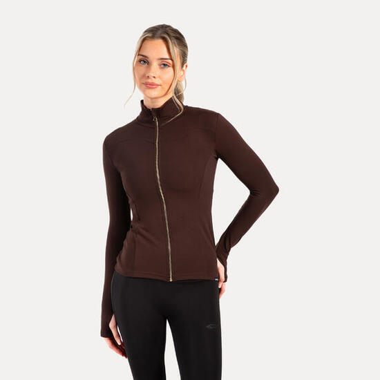 Damen Trainingsjacke Kenna Gold Blau