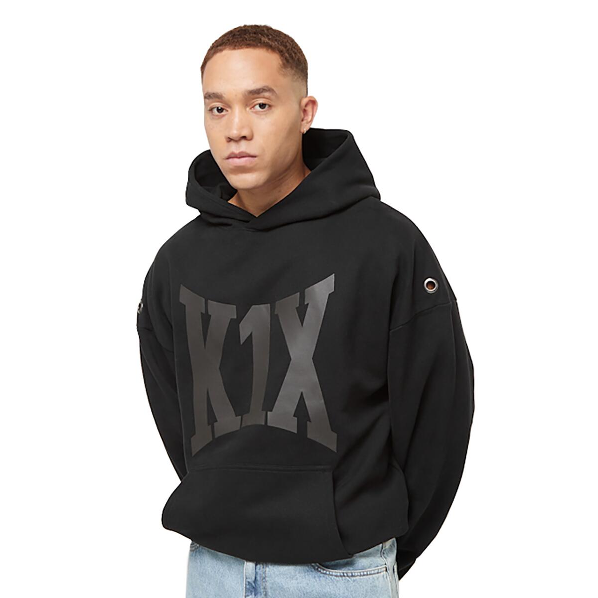 K1X Herren Hoodie Basketball schwarz 1/5