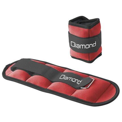 Knöchelgewicht Diamond Pro 2x2 kg rot