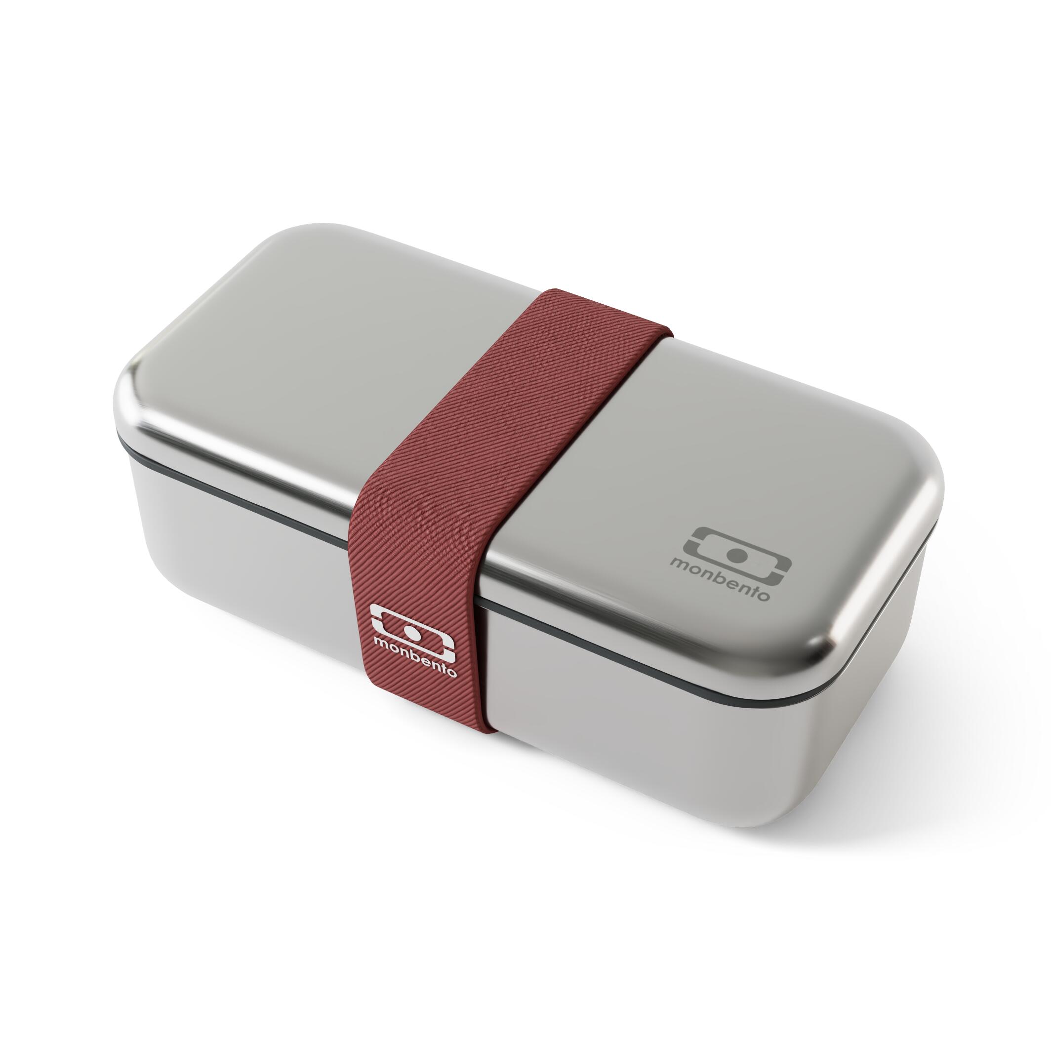 Monbento - Boite Repas Métal 700ml|camping, Randonnée|passe Au Micro-ondes Et Four|sense - Lunchbox - Rose - Decathlon