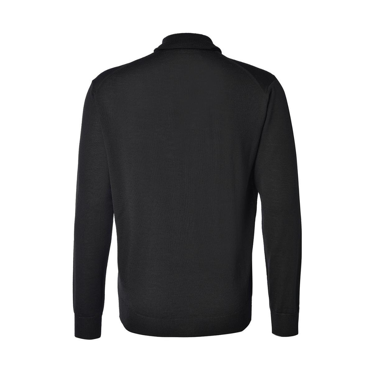 Maglione da uomo in acrilico nero da casual 2/4