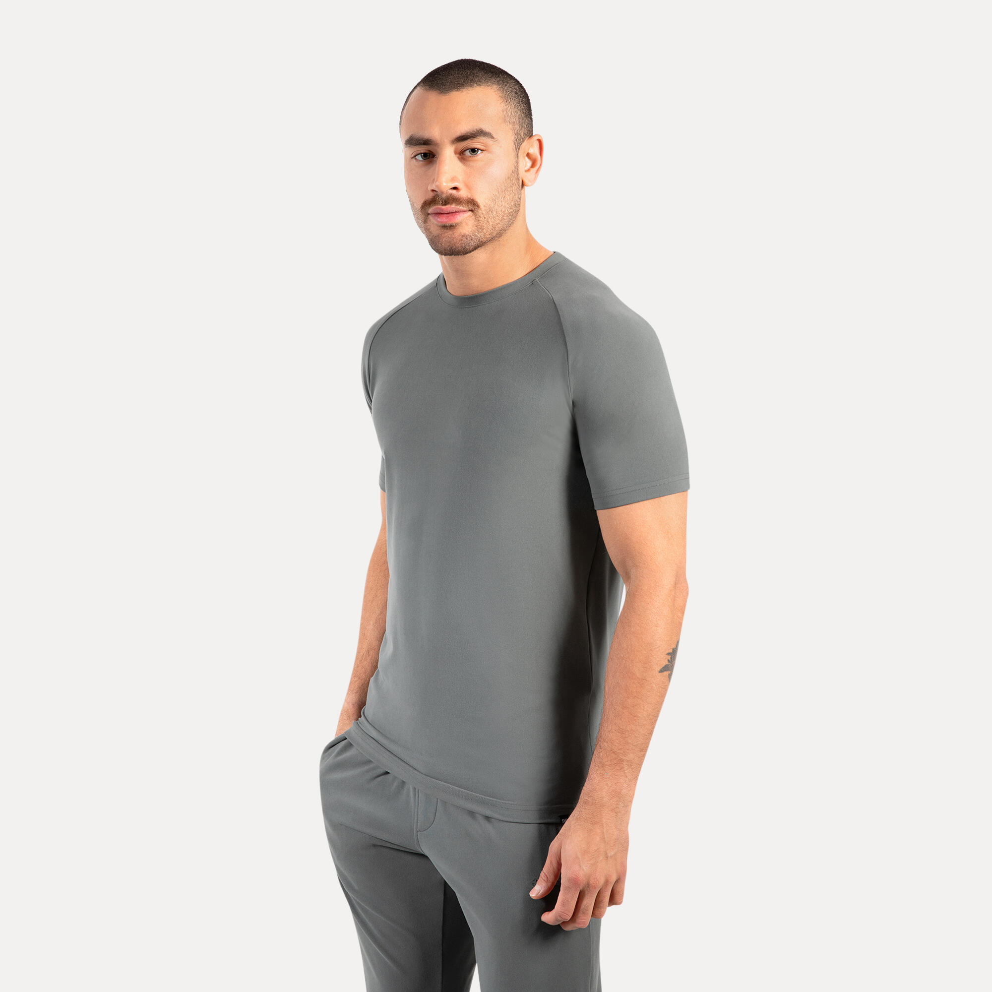 Herren T-Shirt Delian Grau 2/5