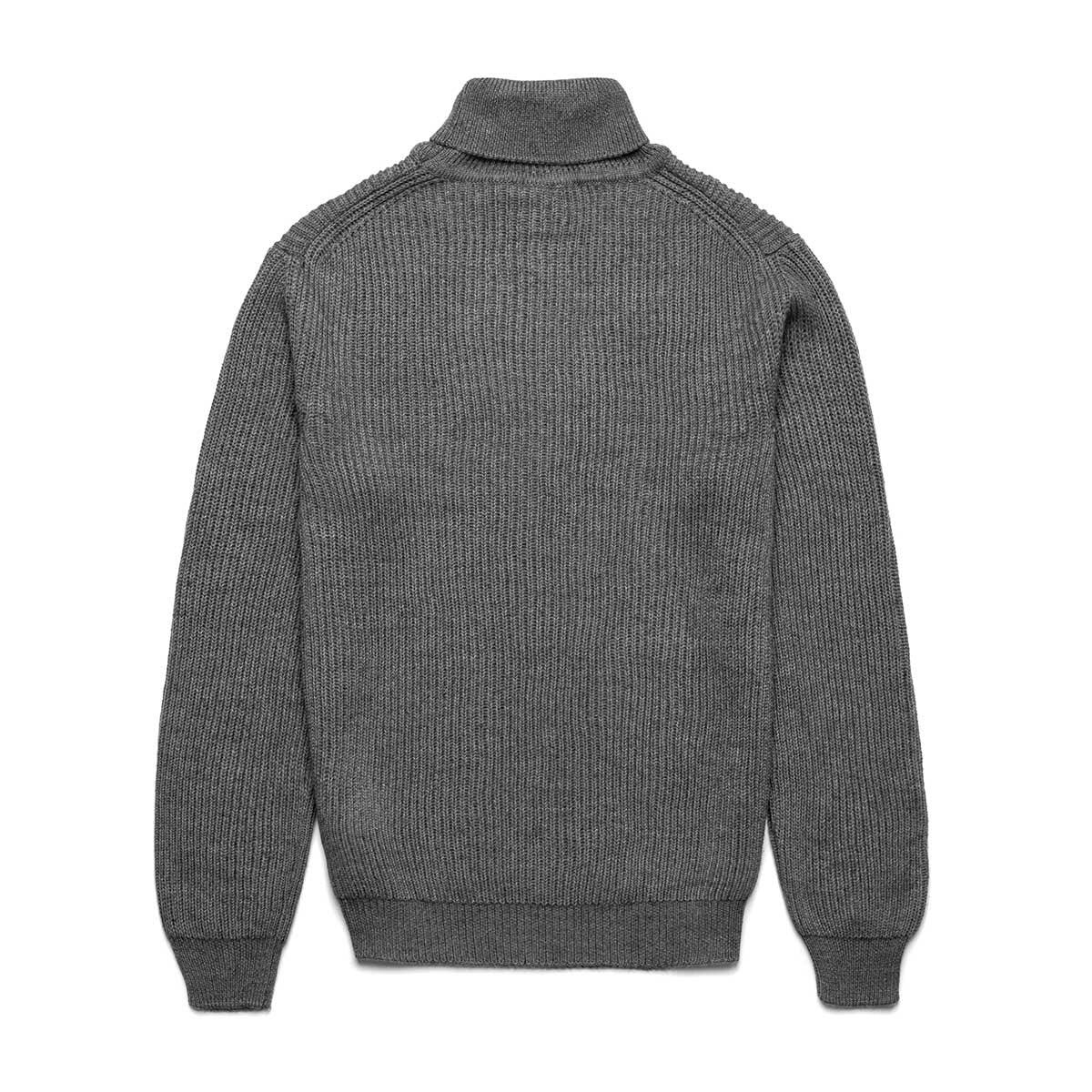 Maglione da uomo in acrilico grigio da casual 2/3