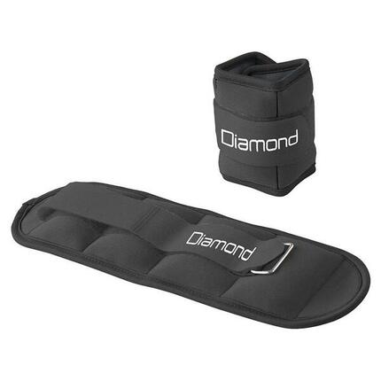 Knöchelgewicht Diamond Pro 2x2,5 kg schwarz